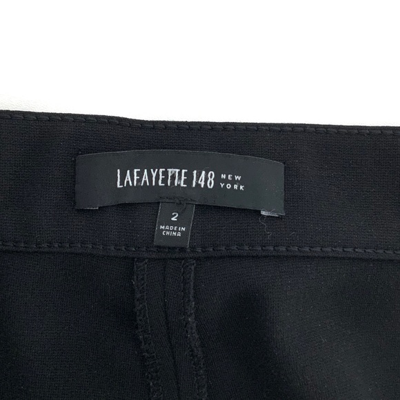 LAFAYETTE 148 Flat Front Dress Pants With Stretch N26 - Picture 9 of 10